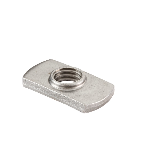 Spring Nut, 1/2"-13, Steel, Plain Finish, 500 PK